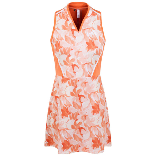 Womens Our Fairway Floral Dress Coral Fusion - SS23