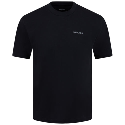 Manors Logo T-Shirt Black - 2024