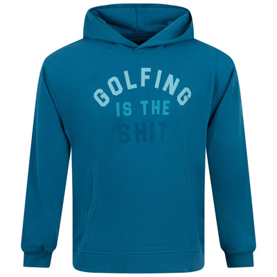 Golfing Is The Sh*t Oversized Hoodie Petrol - SS23