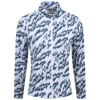 Womens Cloudspun Animal Print Jacket Bright White/Lucite - SS23