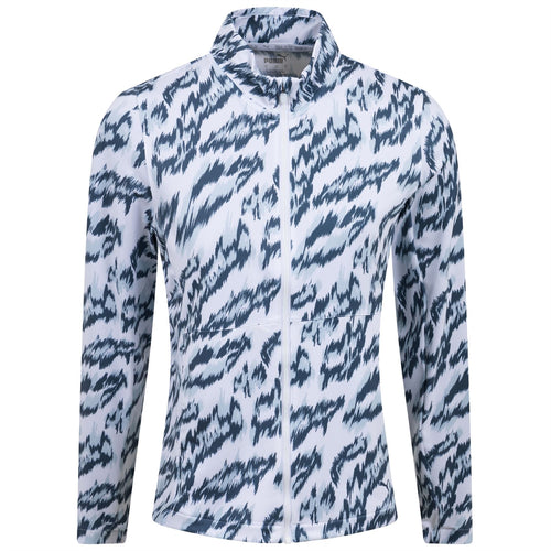 Womens Cloudspun Animal Print Jacket Bright White/Lucite - SS23