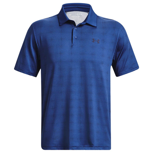 Playoff 3.0 Deuces Grid Polo Blue Mirage - SS23