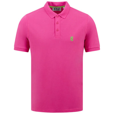 Unisex Regular Fit Icon Polo Heather Pink - 2023